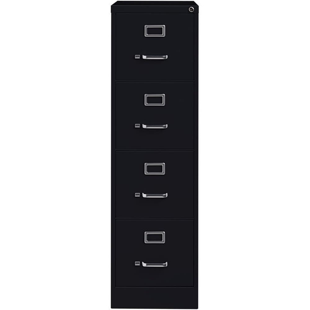 Black 4-Drawer Metal Vertical Filing Cabinet X760
