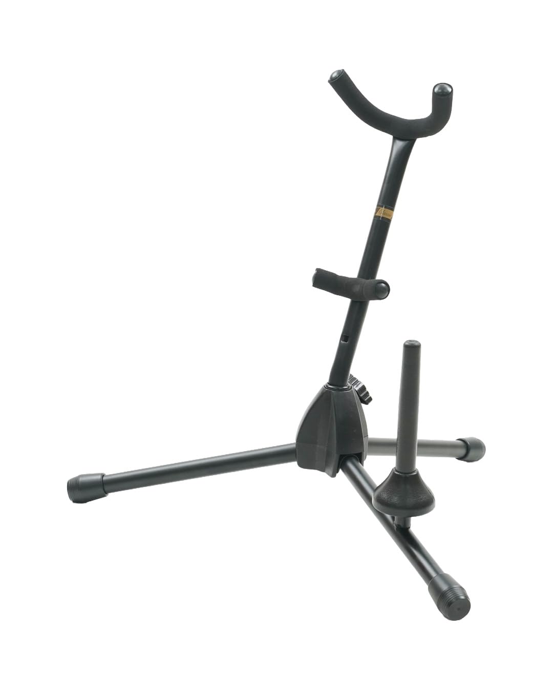 Black Alto Tenor Sax Stand with Flute Clarinet Peg L855486