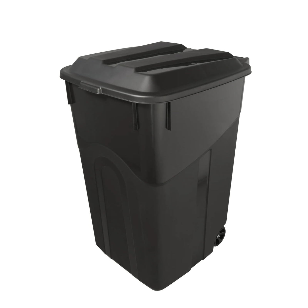 45 Gallon Outdoor Trash Can with Wheels and Lid P852648