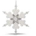 Porcelain Snowflake Christmas Ornament M187