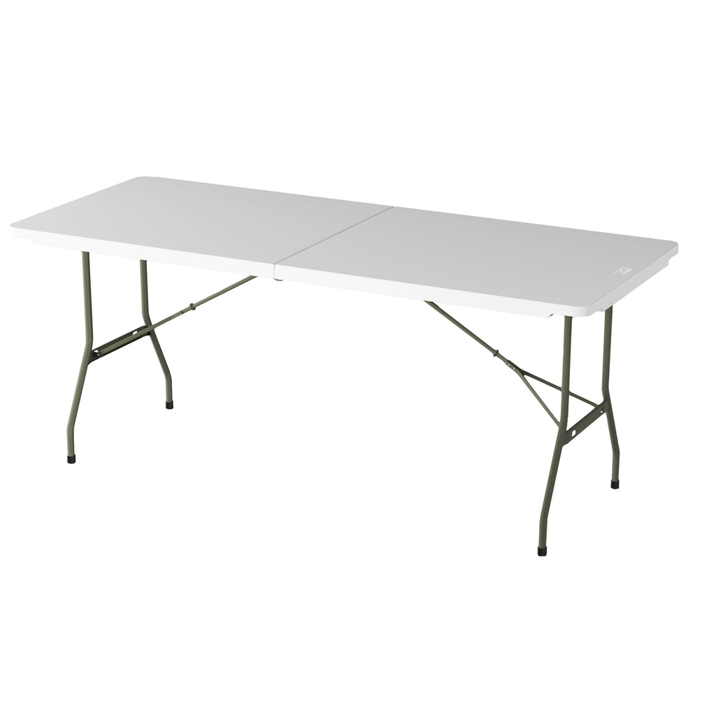 White 6ft Portable Folding Table Q81240