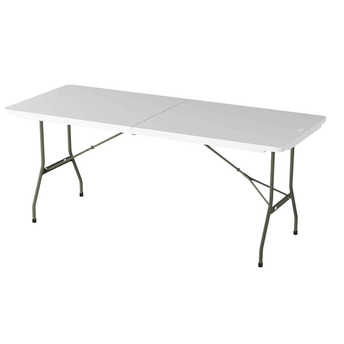 White 6ft Portable Folding Table Q81240