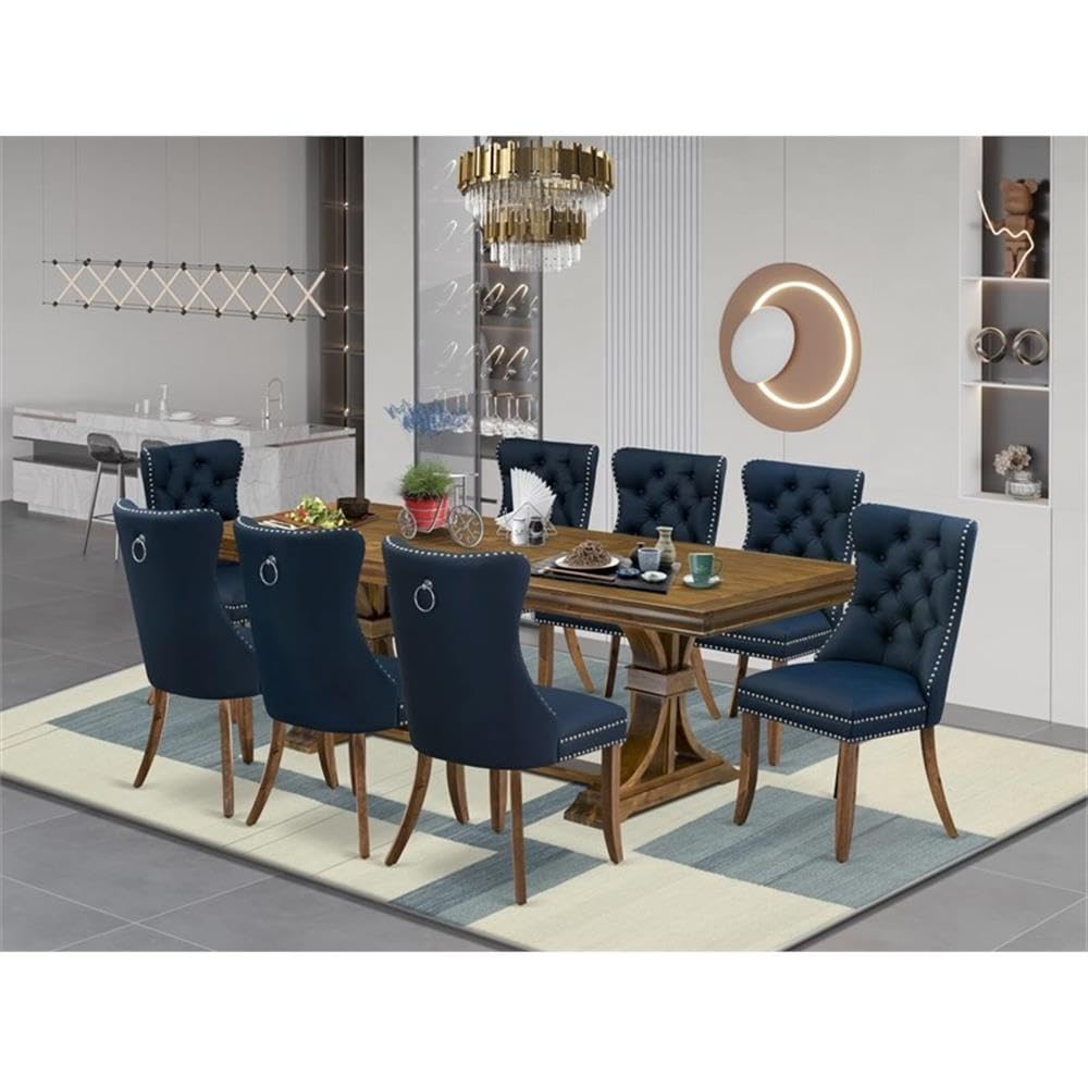 9-Piece Acacia Wood Dining Set V22027