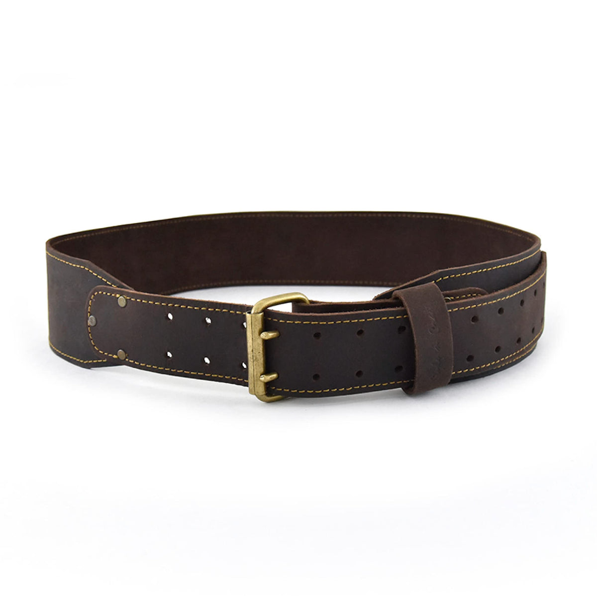 3" Wide Full-Grain Oiled Leather Work Belt F1867