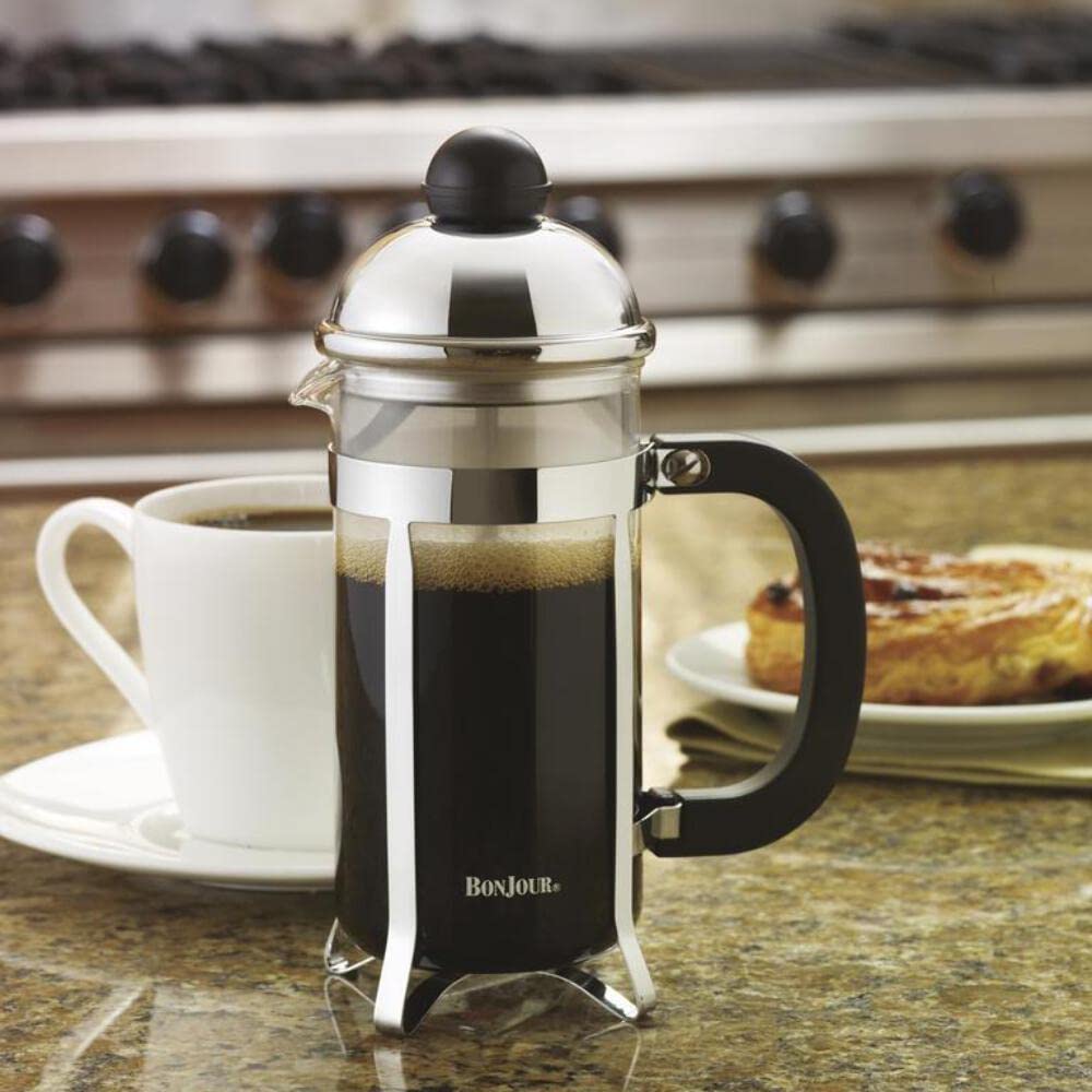 Stainless Steel French Press with Glass Carafe R22829