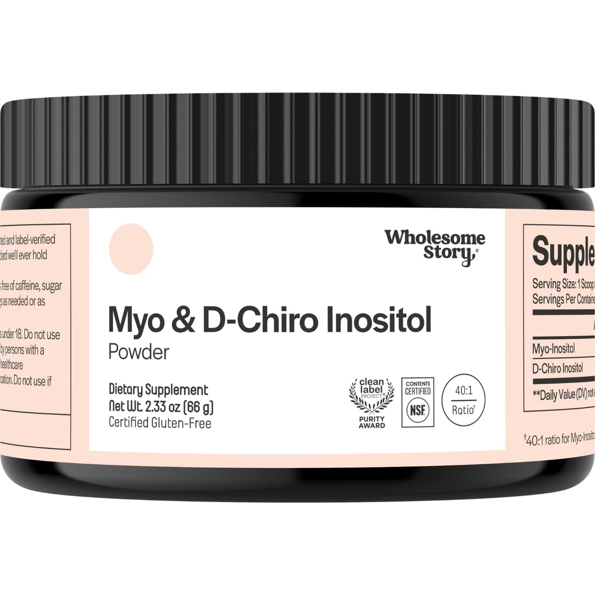 Myo-Inositol & D-Chiro Inositol Supplement Powder 40:1 Ratio 30 Servings D560