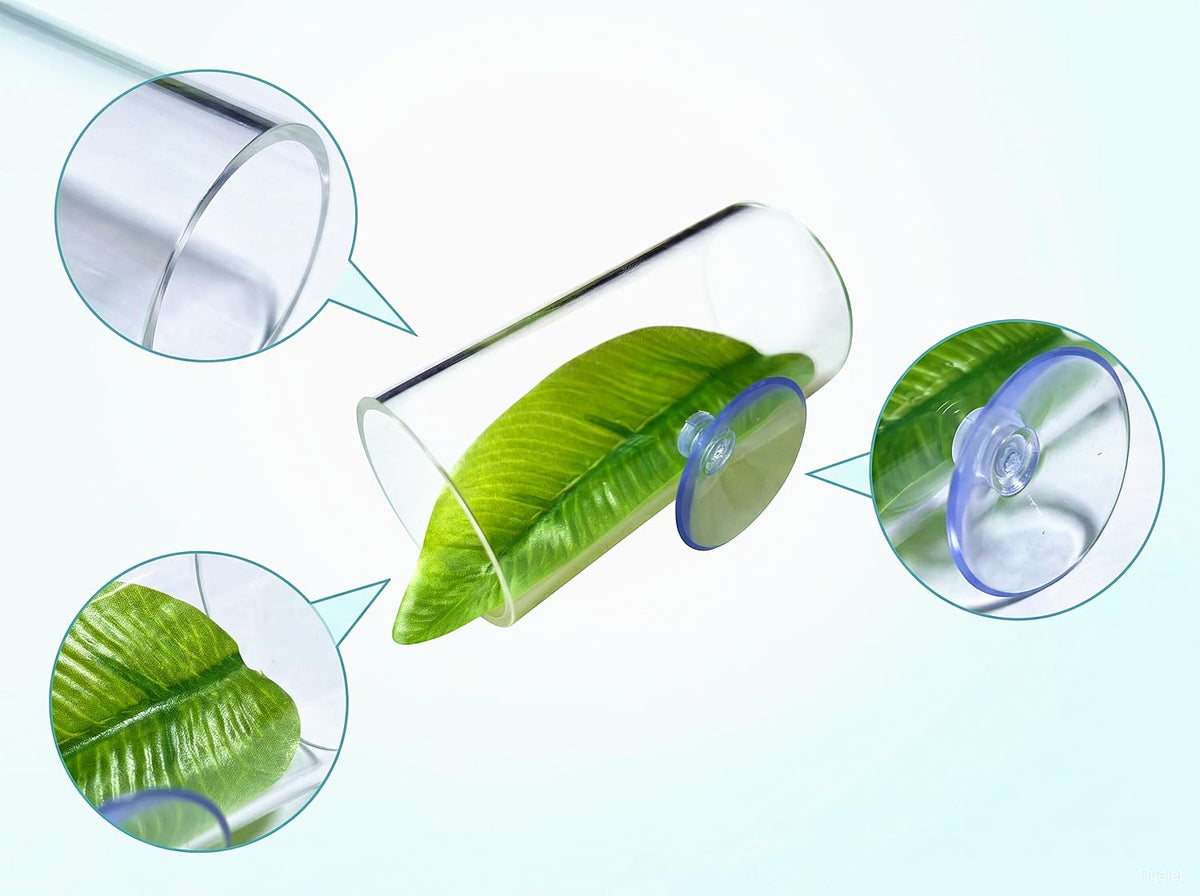 Betta Fish Hammock Tunnel Leaf Pad Resting Bed S702903