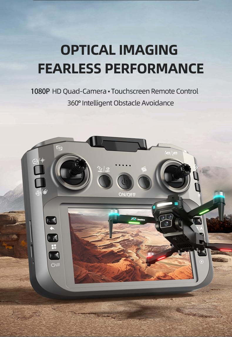 Foldable 1080P Camera Drone with 2 Batteries H55997