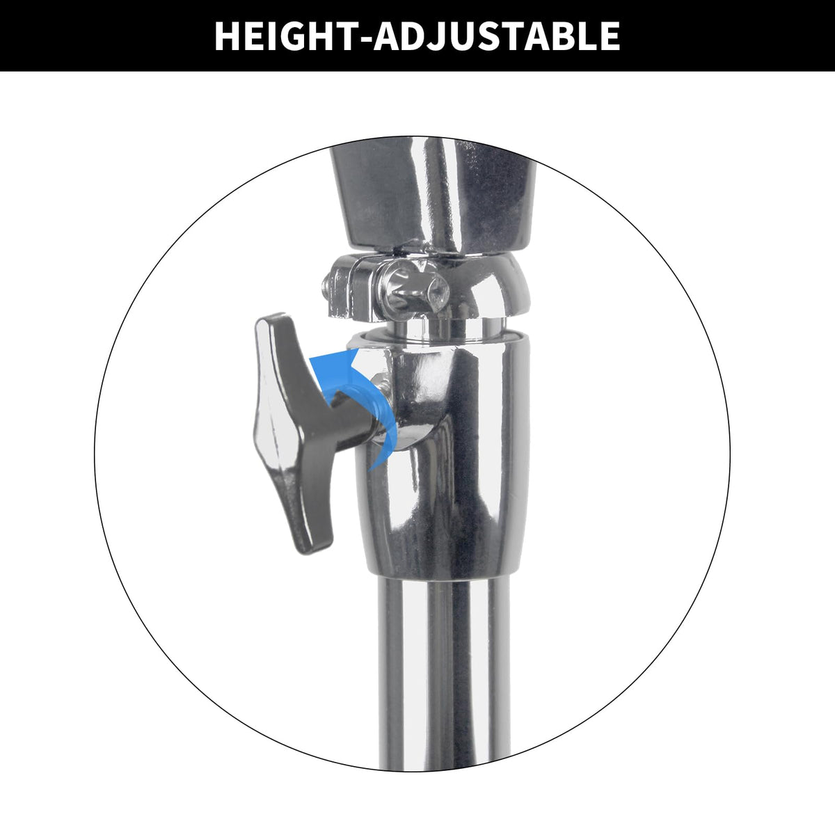 2 Pack Boom Cymbal Stand + Drum Sticks Holder + 2 Pair 5A Drum Sticks D6575
