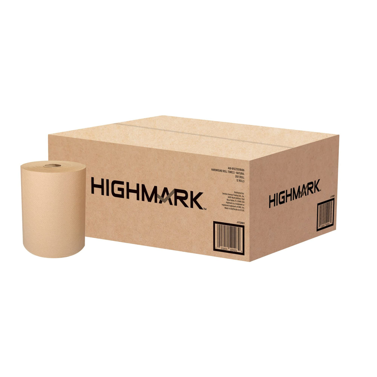 Hardwound Paper Towels, 100% Recycled, Natural, 12 Rolls F228