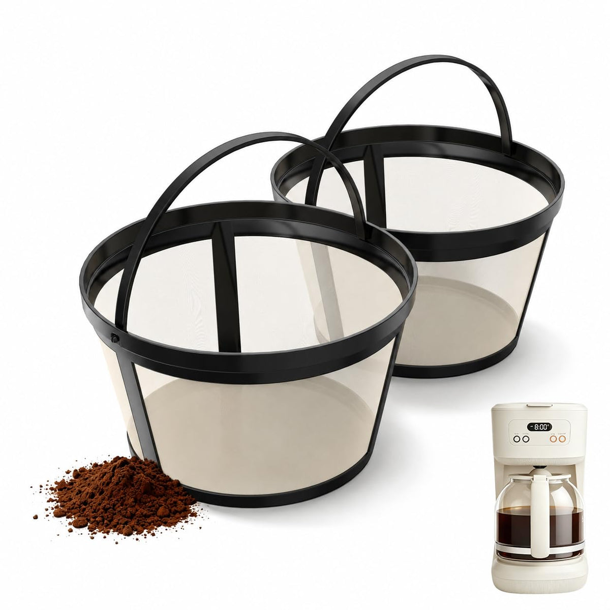 2 Pack Reusable Coffee Filters P6300