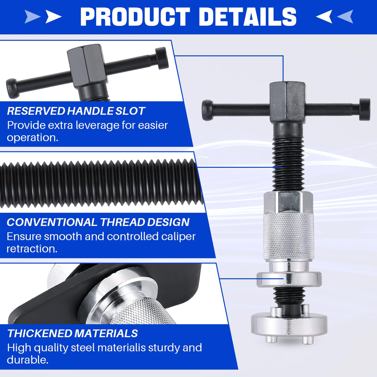 5PCS Brake Caliper Wind Back Tool Set J627982