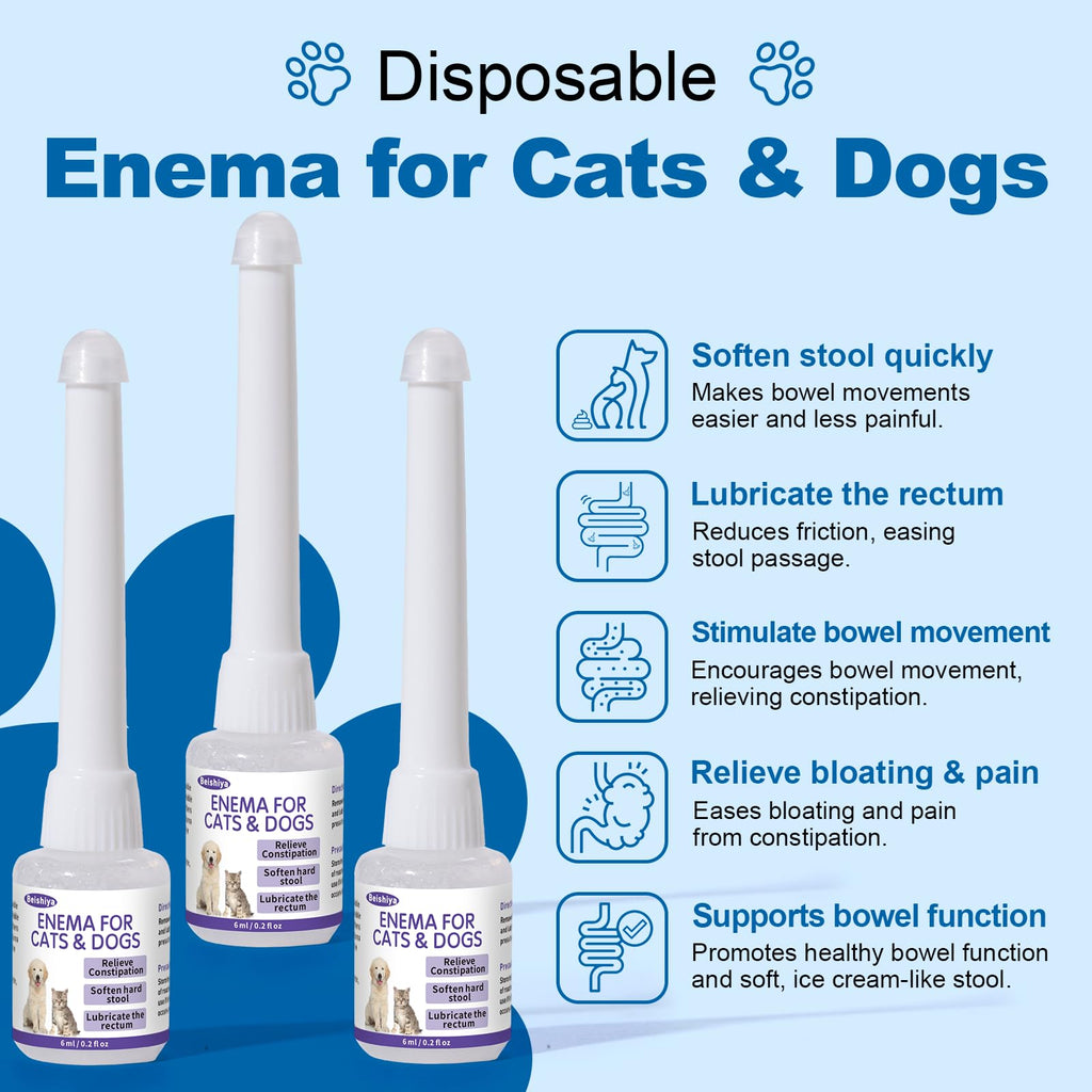 Disposable Enema for Cats & Dogs 6mL (3 Pack) U46632