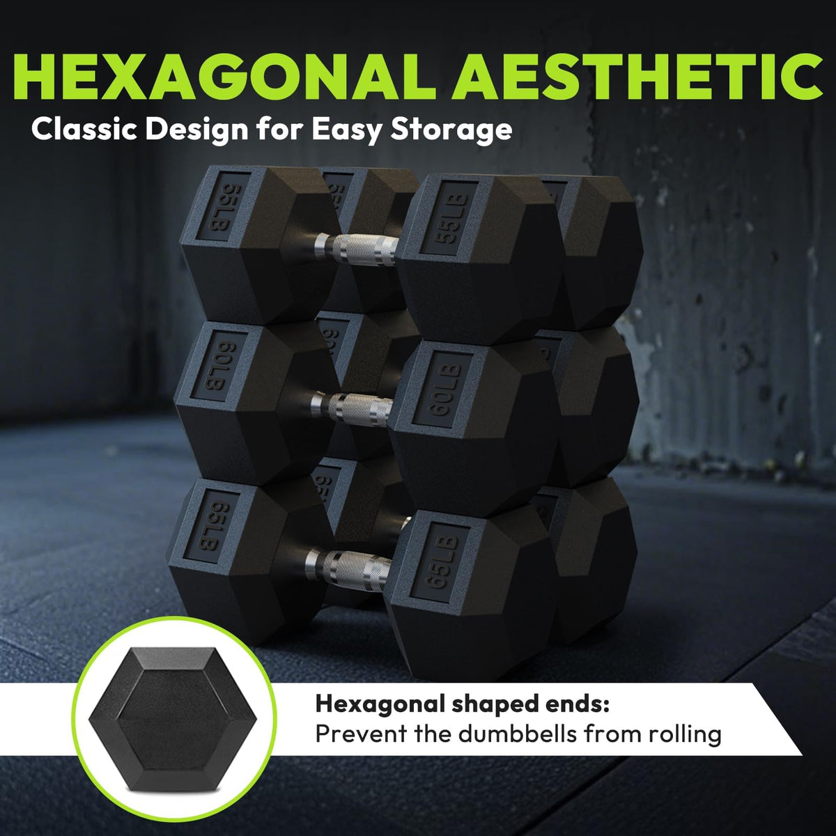 Hex Dumbbell Set D74362