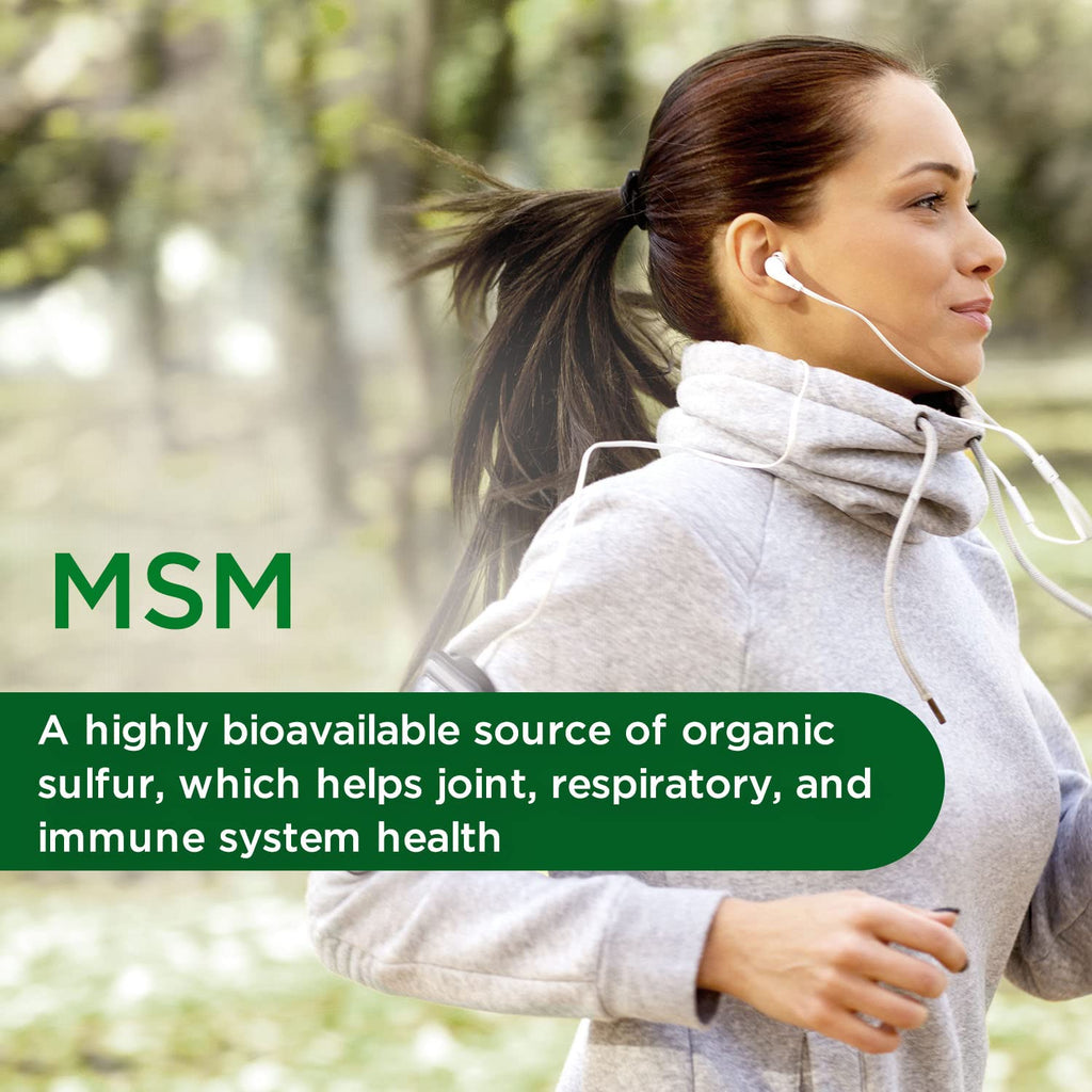 MSM 1000mg 200 Vegetable Capsules Q540