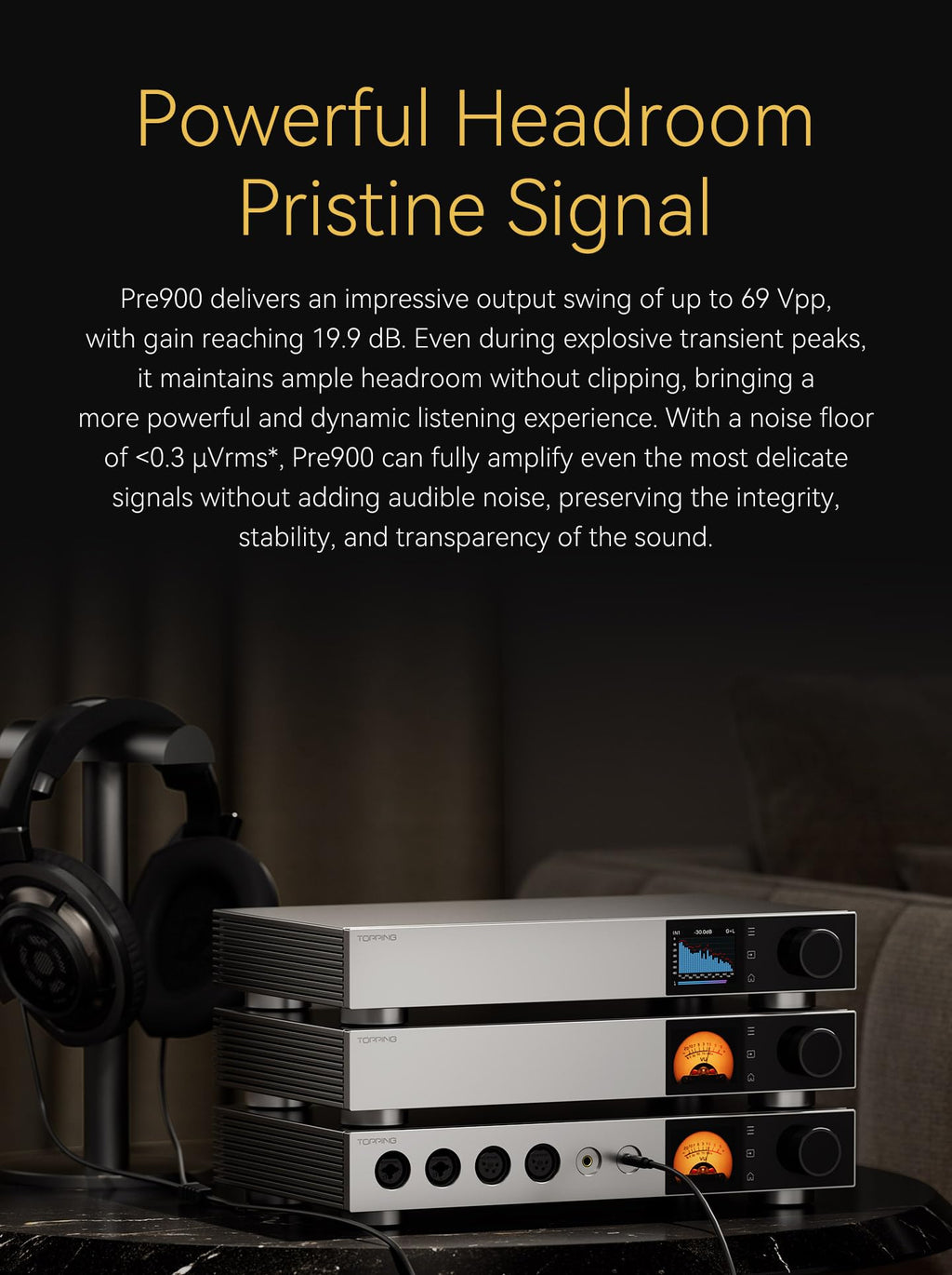 Fully Balanced Preamplifier with 3 XLR/TRS Inputs Z512873