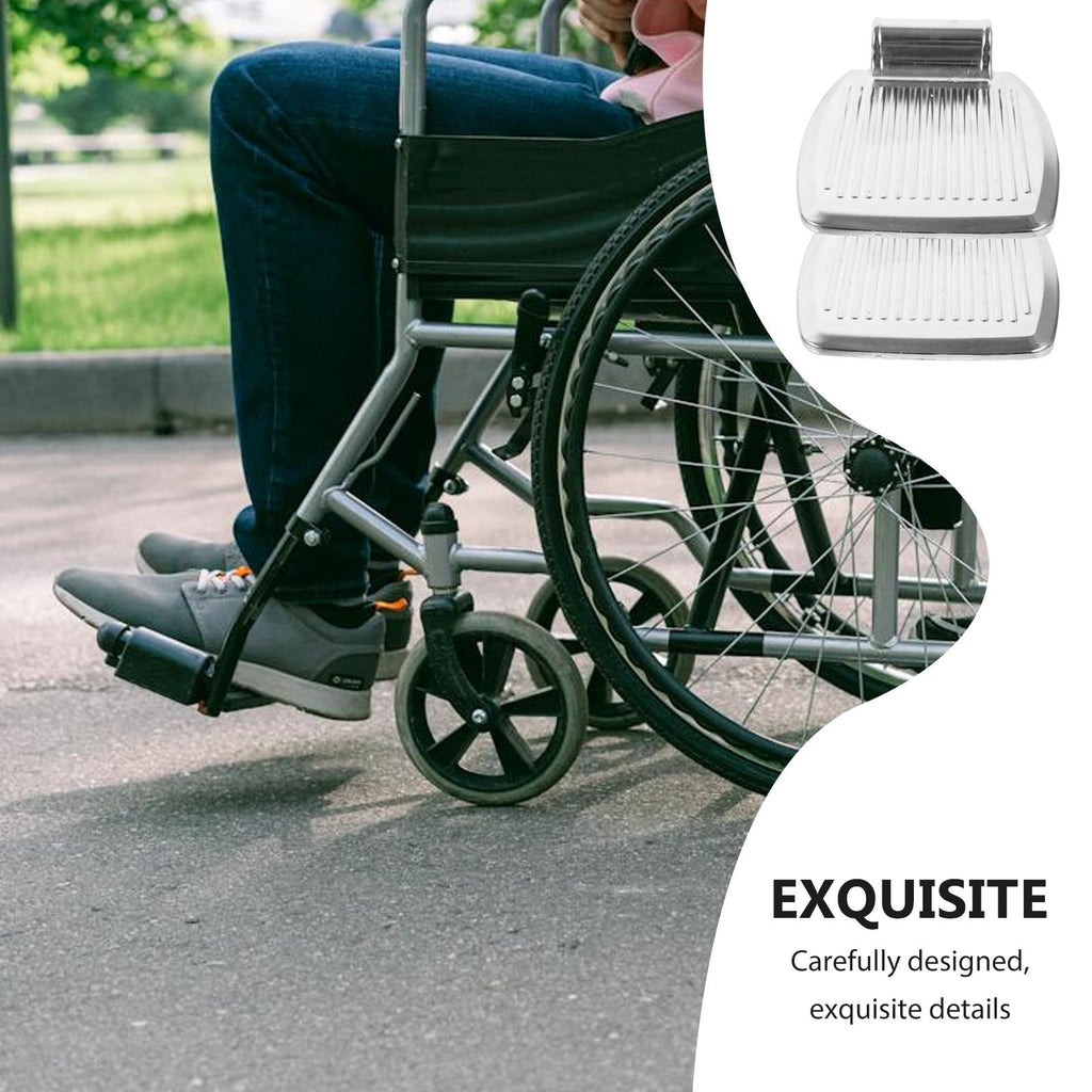 Heavy-Duty Aluminum Alloy Wheelchair Footrest Pair P546