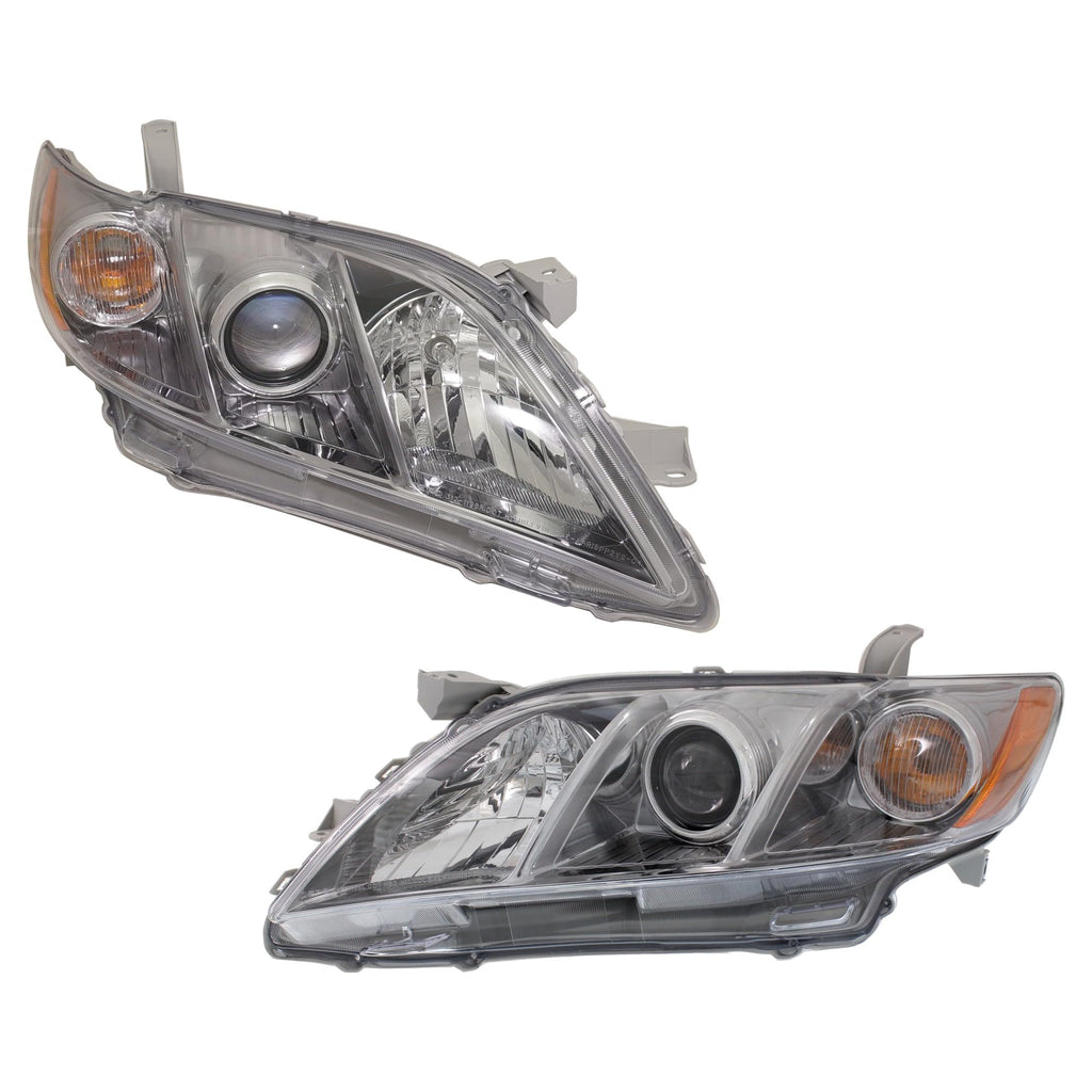 Headlights Assembly Pair for Toyota Camry 2007-2009 Halogen T295240