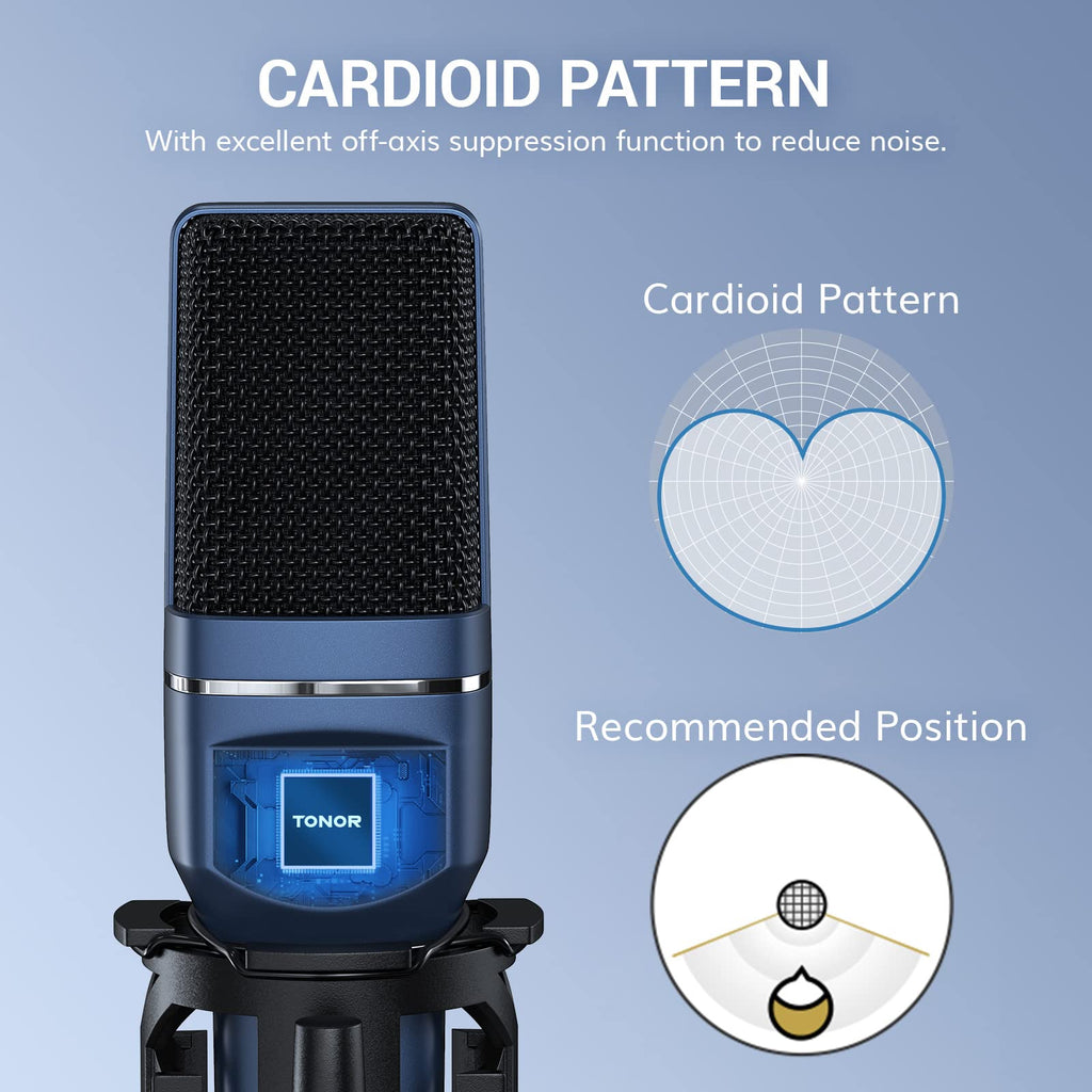 USB Condenser Microphone with Boom Arm X2109