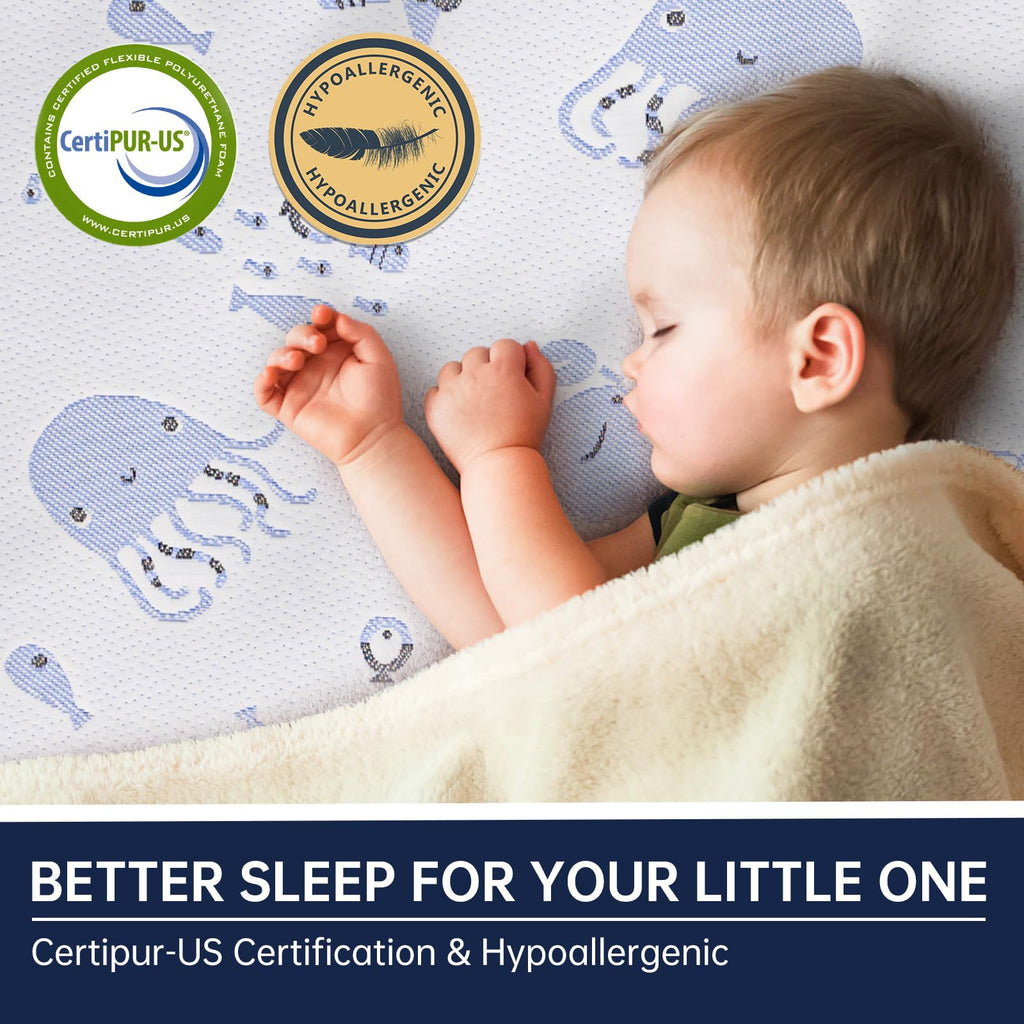 Dual Sided Memory Foam Pack and Play Mattress 38"x26" X9024