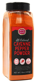 Cayenne Pepper Powder 16oz Jar 50,000 SHU Gluten Free P890