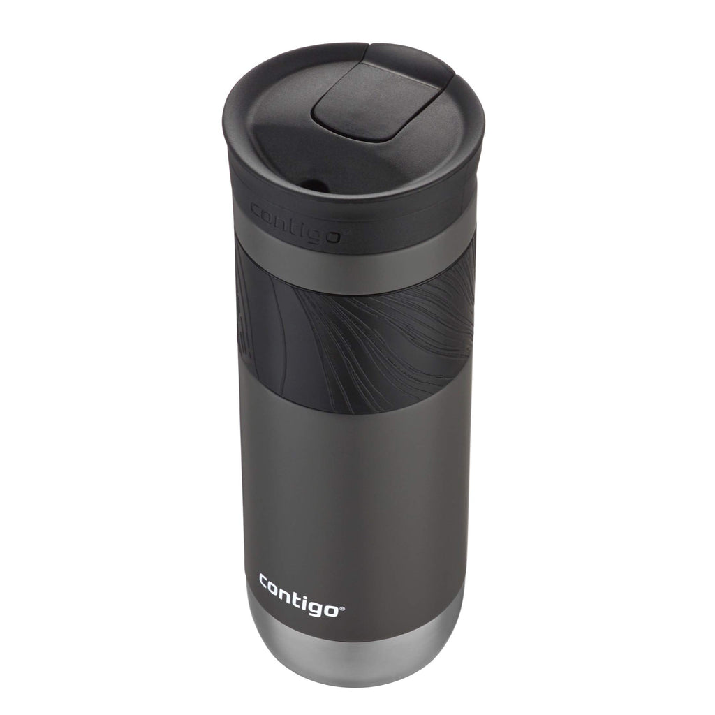 Vacuum-Insulated Stainless Steel Travel Mug 2-Pack & Stainless Steel Travel Mug with Handle and Leak-Proof Lid N504