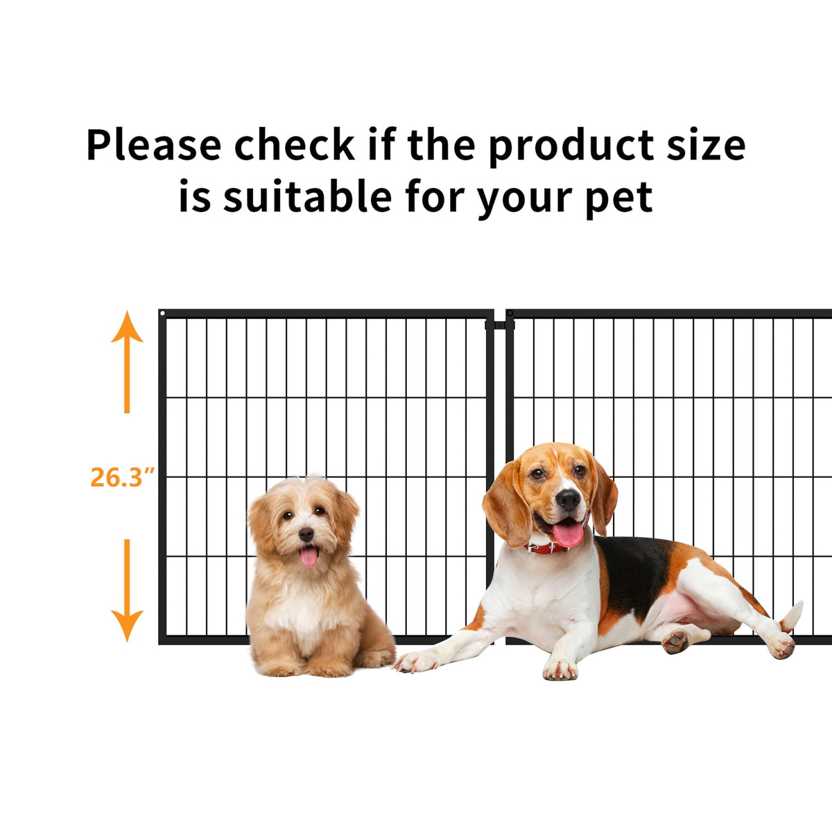 48 Inch Black Metal Dog Crate with Removable Top Cover L3774