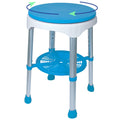 Adjustable Rotating Bath and Shower Stool with Storage Tray I182