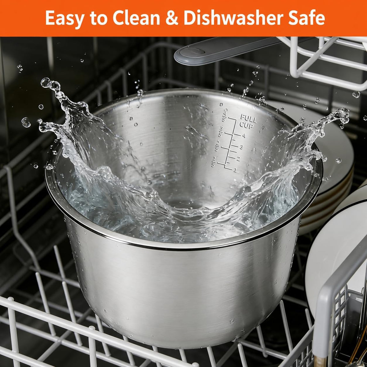 Stainless Steel Replacement Inner Pot Bowl D142
