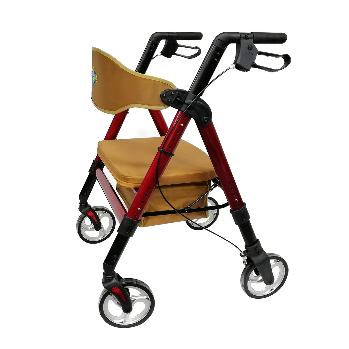Heavy Duty 4 Wheel Rollator Walker with Seat L678