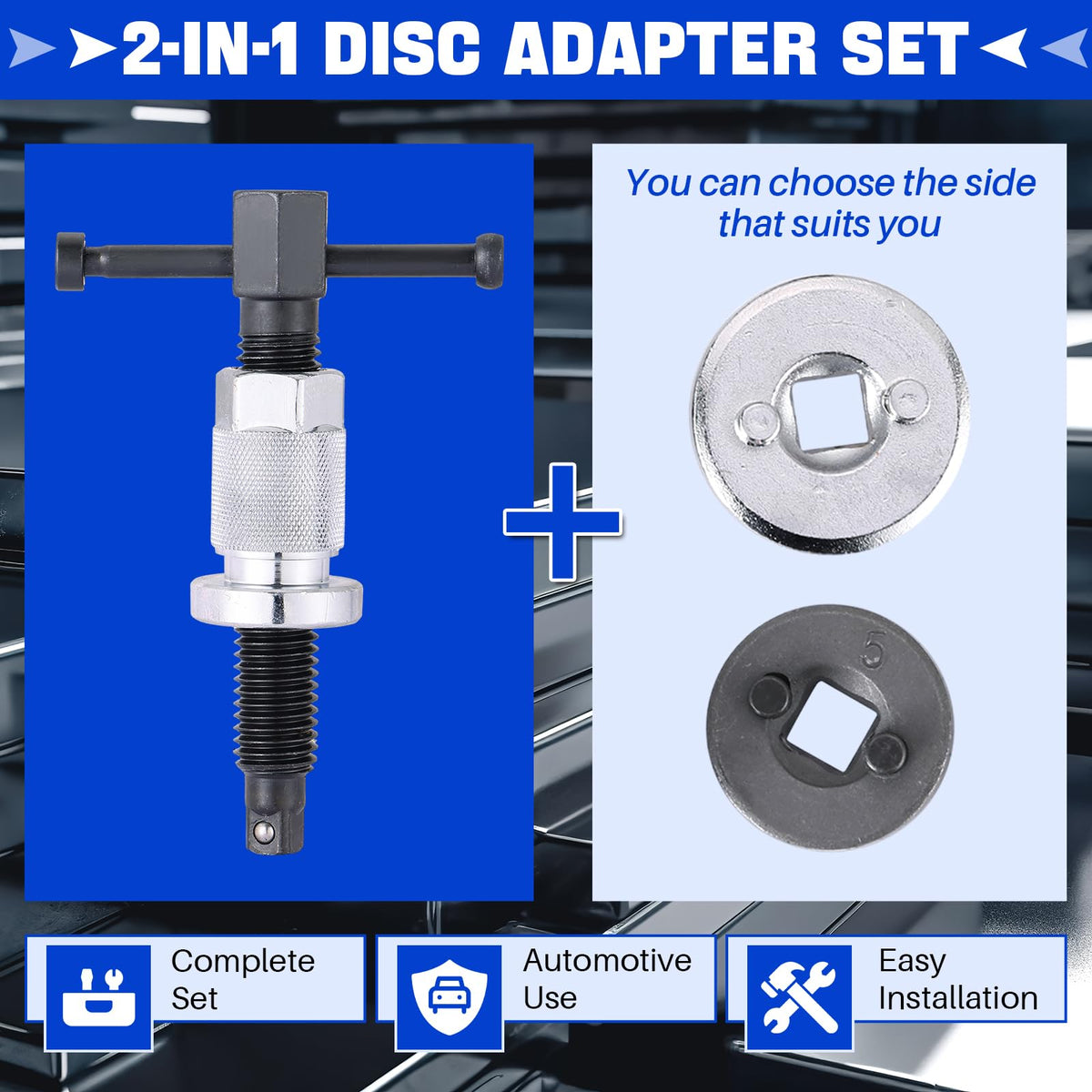 5PCS Brake Caliper Wind Back Tool Set J627982