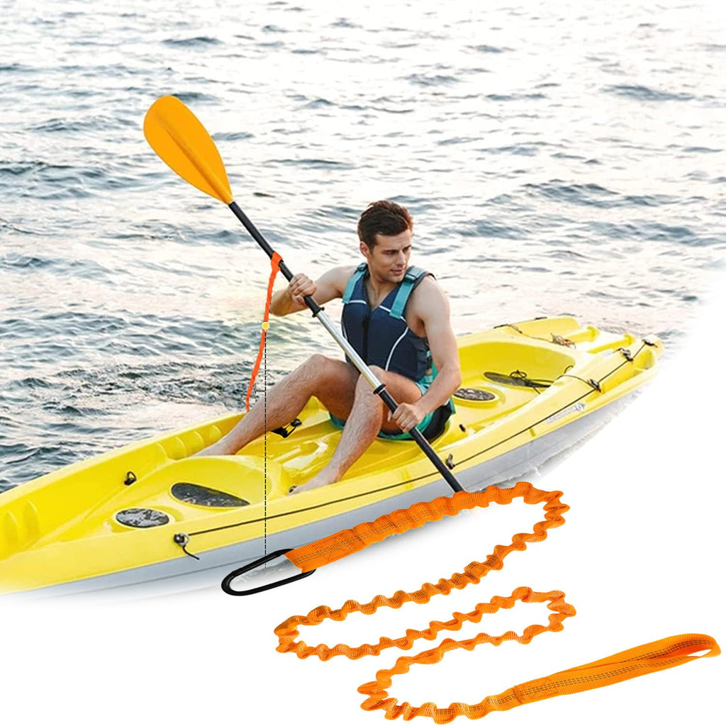 2 Pack Stretchable Paddle Leash with Carabiner D104406