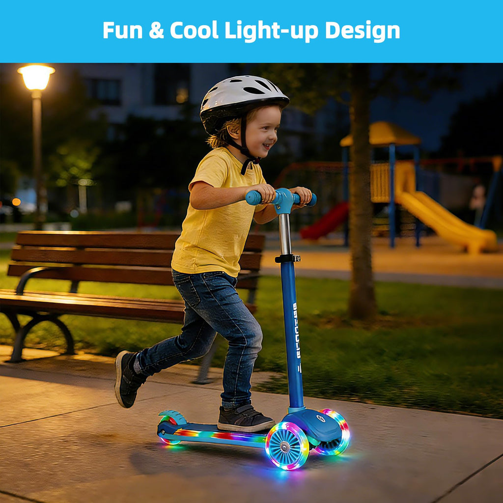 3-Wheel Kids Scooter with Light-Up Wheels R980