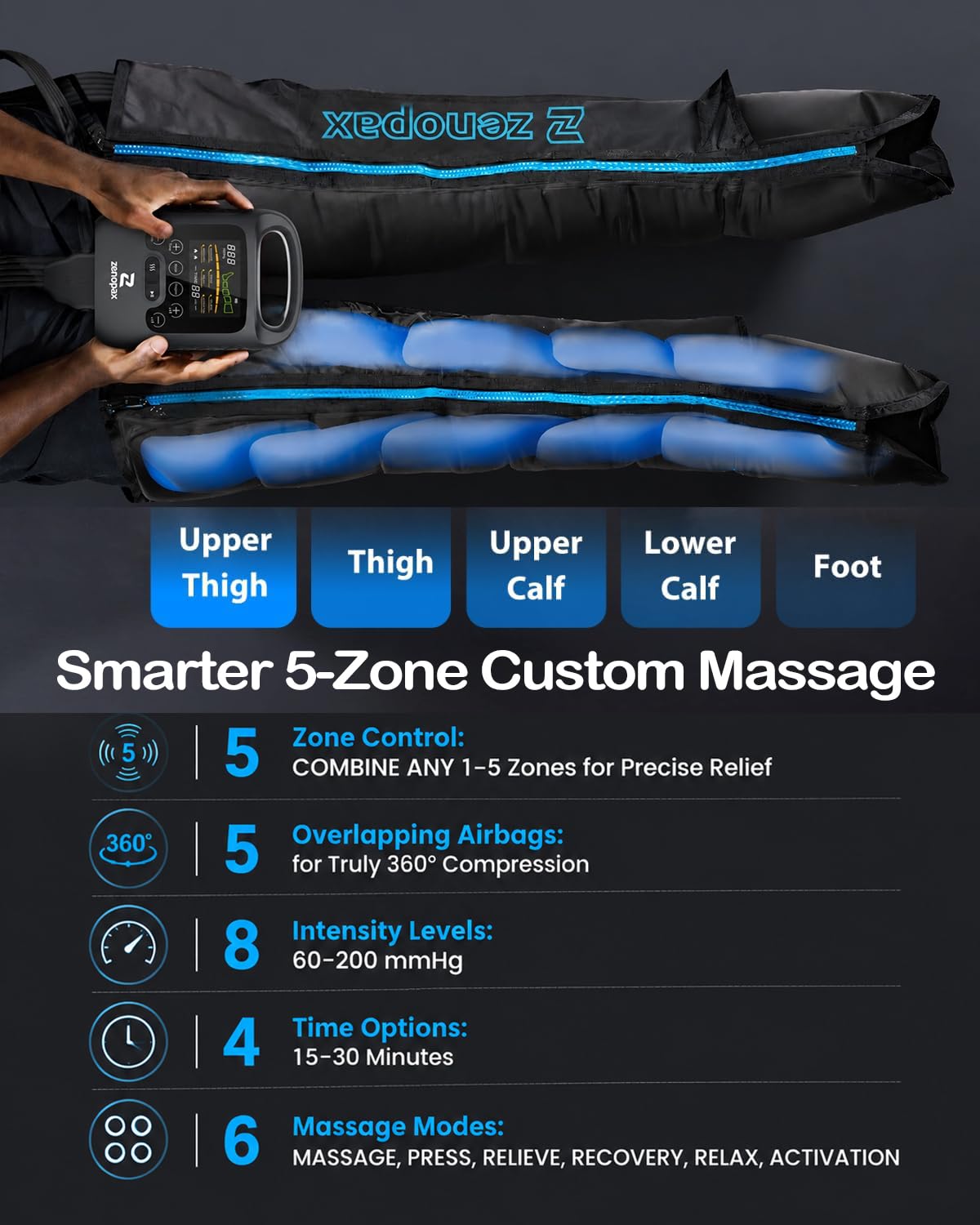 Air Compression Leg Massager H307