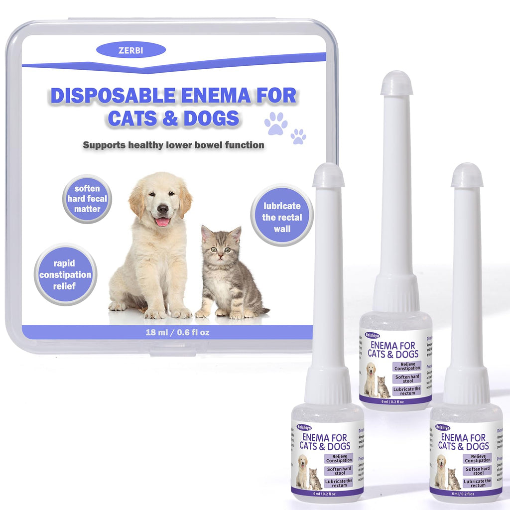 Disposable Enema for Cats & Dogs 6mL (3 Pack) U46632