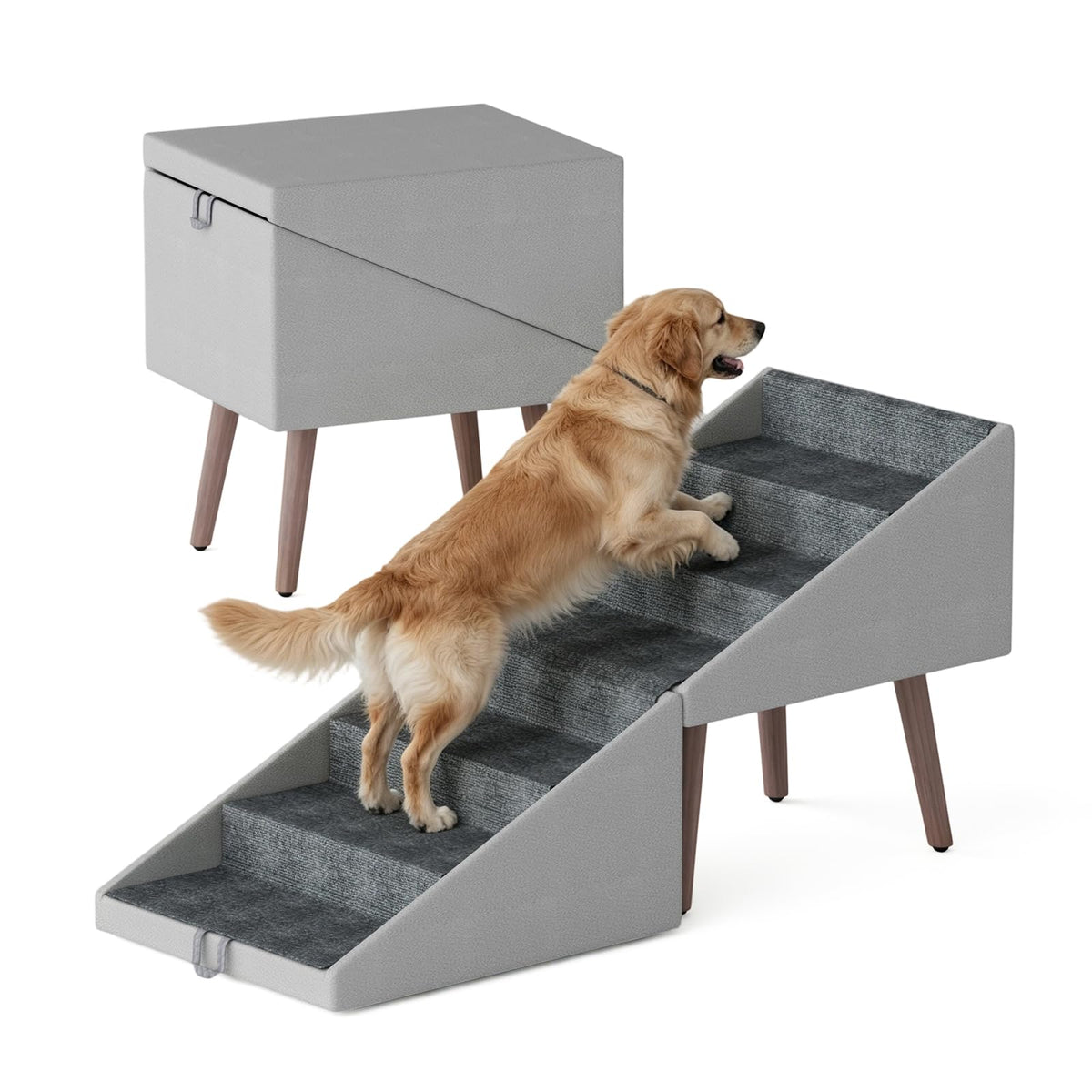 2-in-1 Foldable Dog Stairs and Ramp C95266