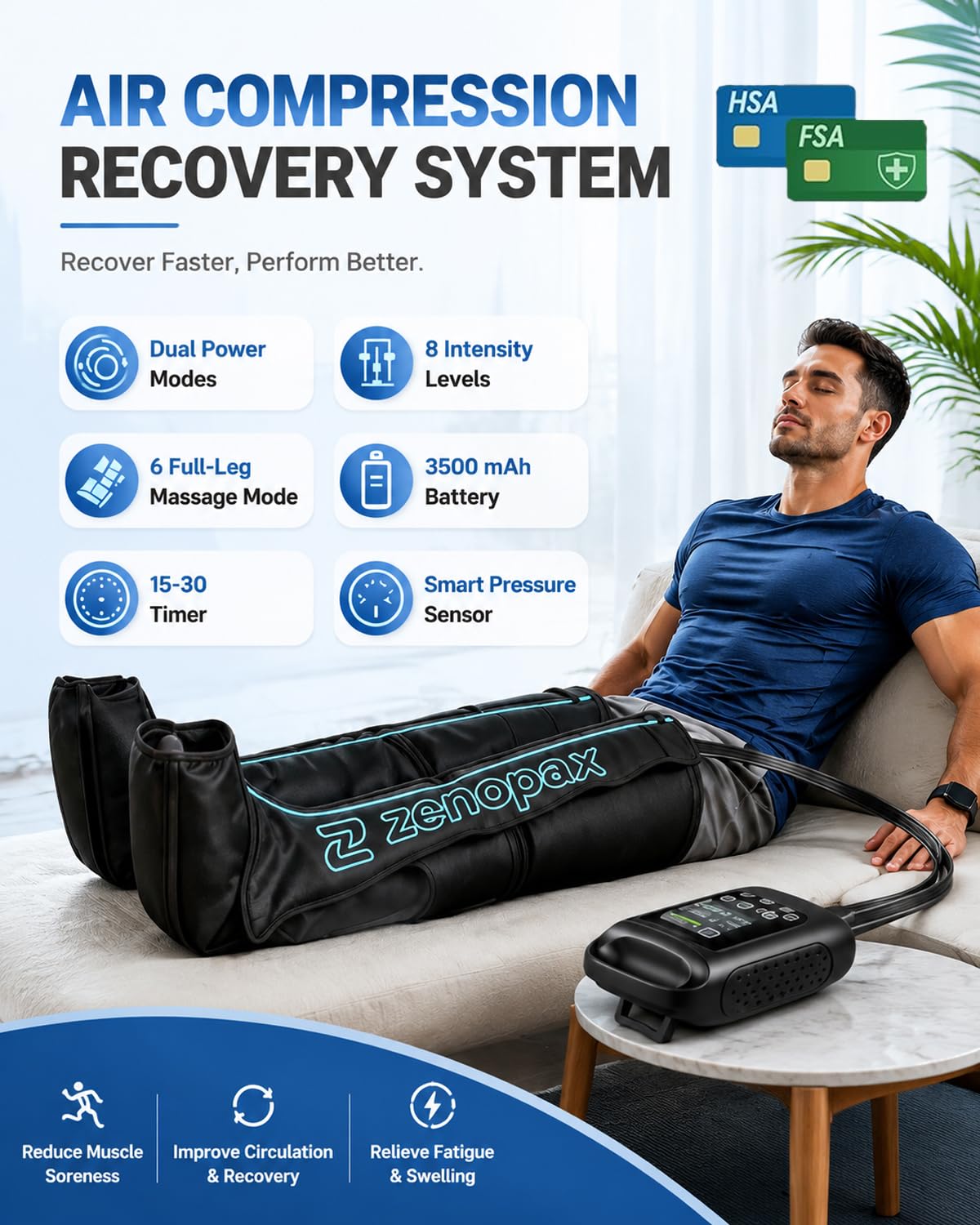 Air Compression Leg Massager H307