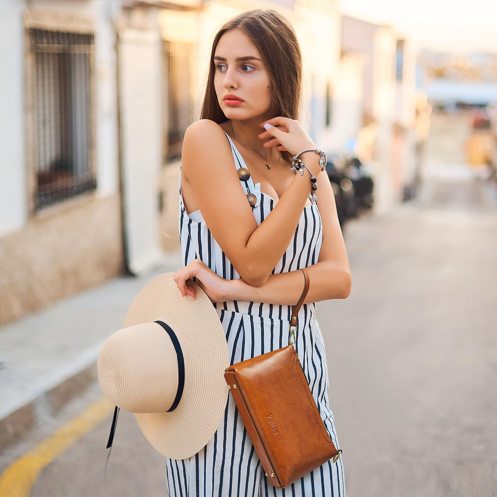 Genuine Leather Crossbody Bag R84601