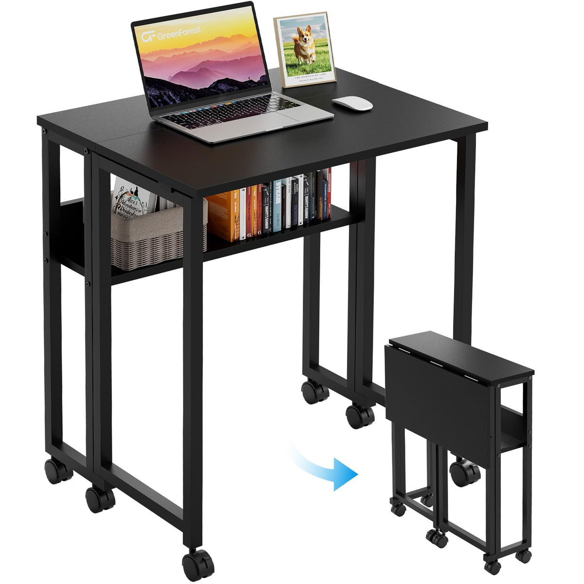 Folding Desk with Wheels X12194