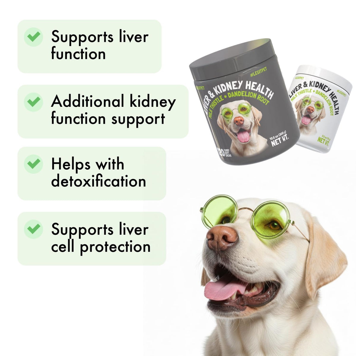 Milk Thistle Dandelion Root Turmeric Curcumin Dog Supplement 120 Soft Chews E59619