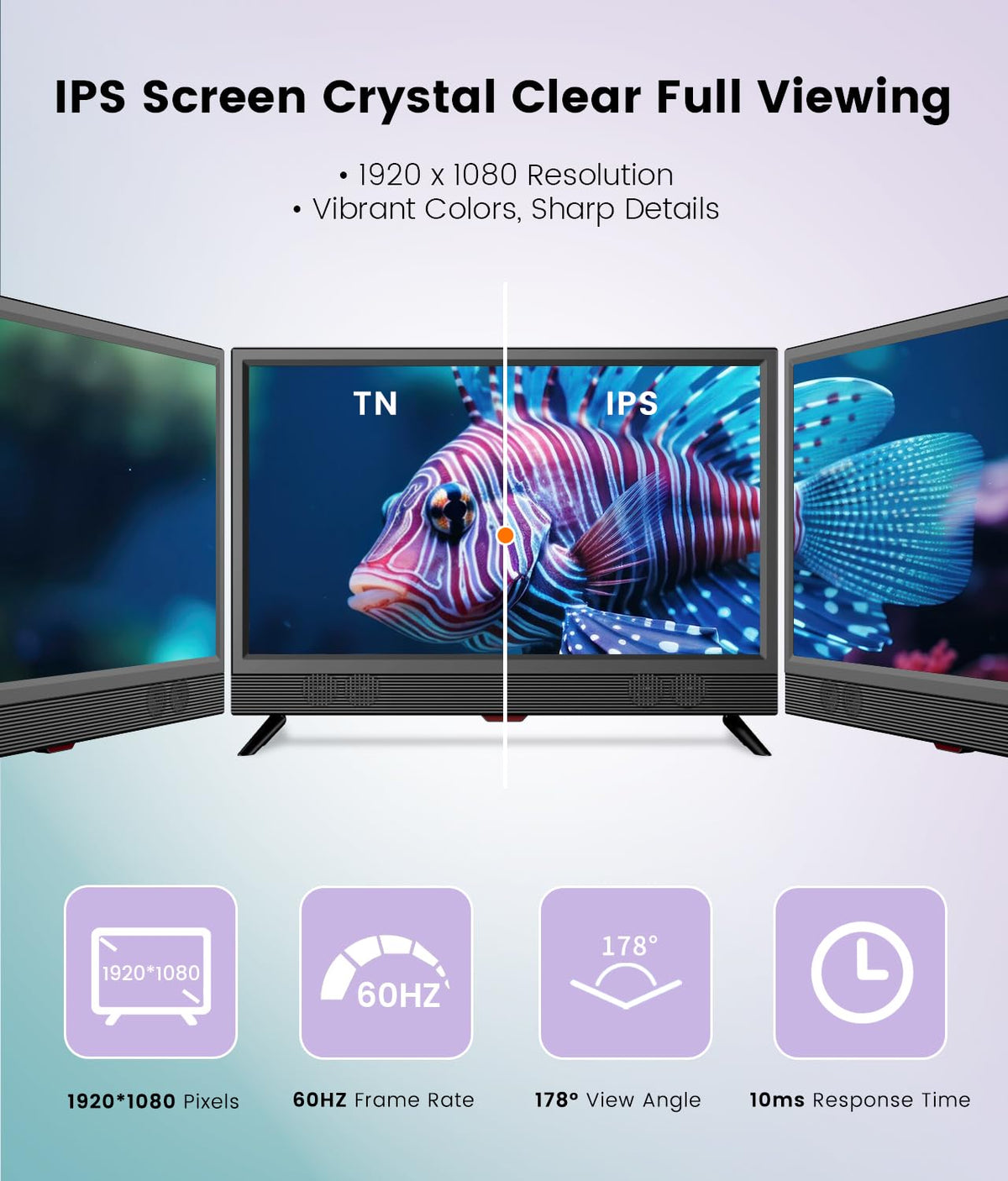 22 Inch 1080p LED Flat Screen HDTV E389