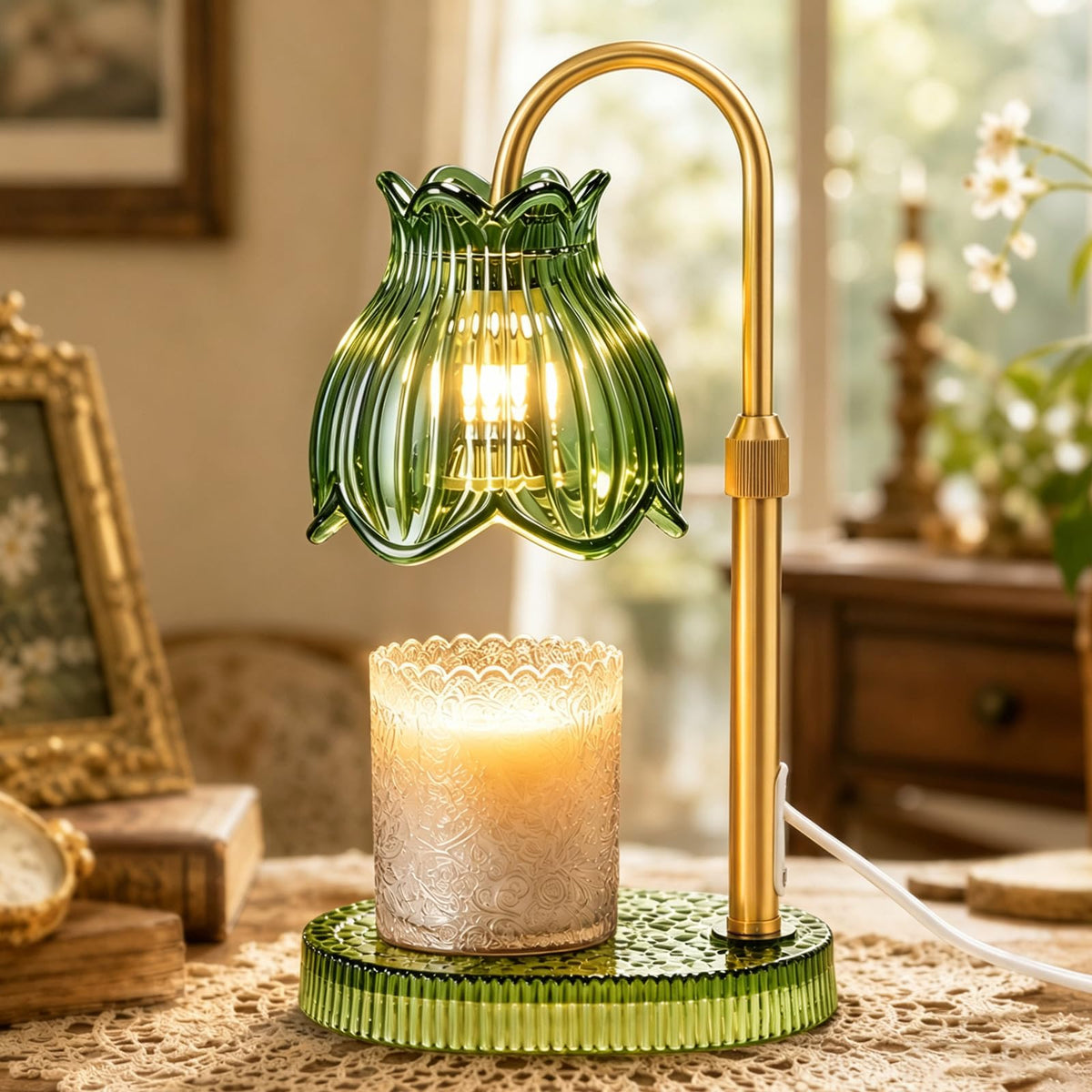 Candle Warmer Lamp with Timer Dimmer O1960