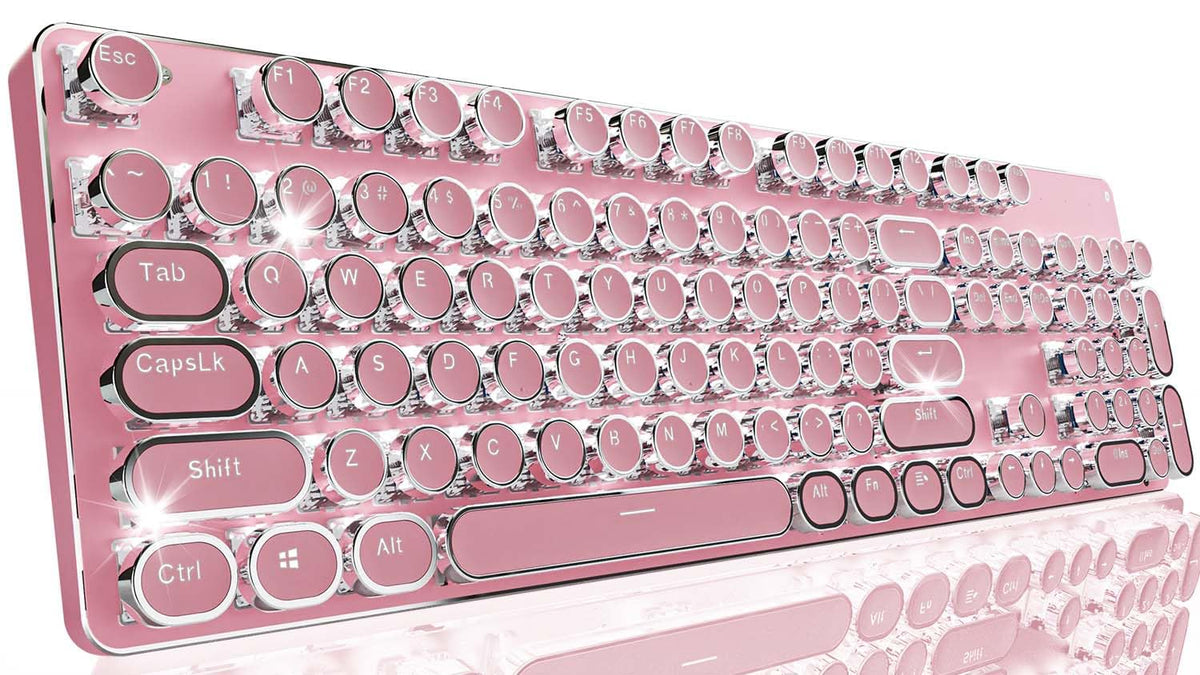 Pink Wireless Mechanical Keyboard T200