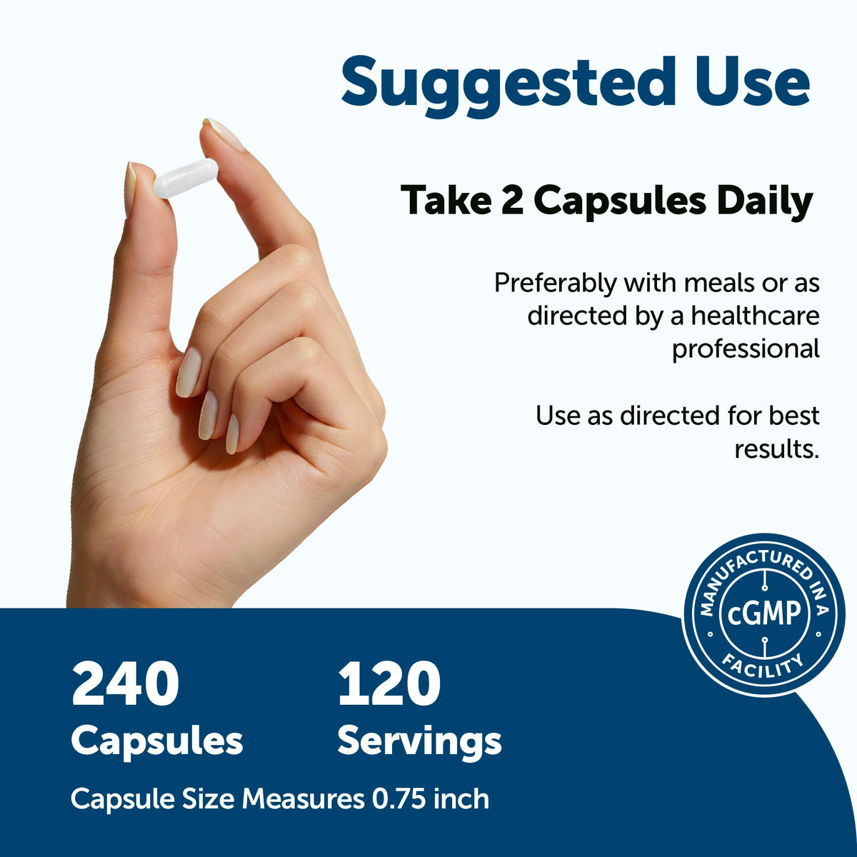 240 Capsules Multivitamin with B Complex & Methylfolate N15614