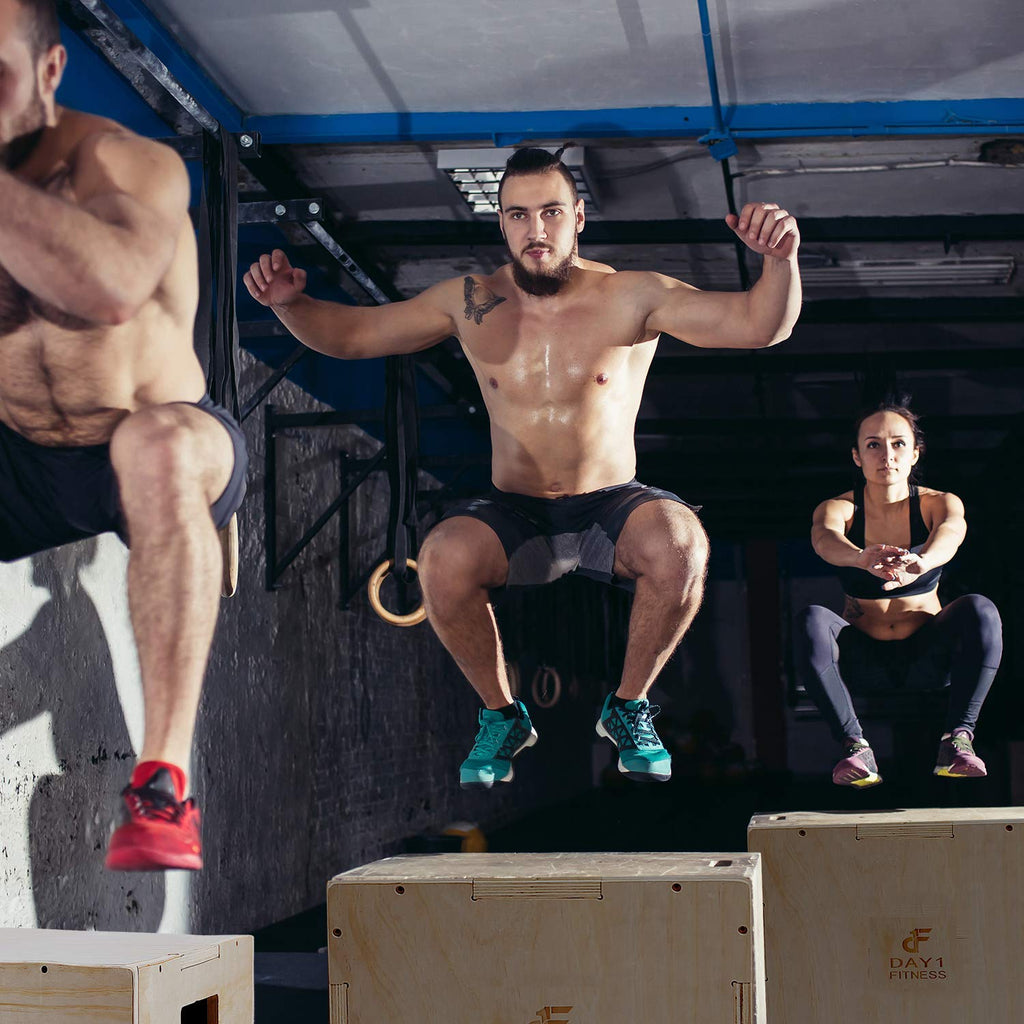 Wood Plyometric Box 30/24/20 3-in-1 Non-Slip V257