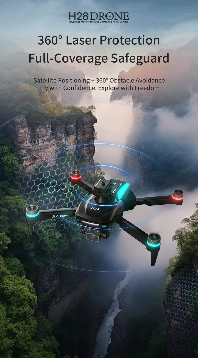 Foldable 1080P Camera Drone with 2 Batteries H55997