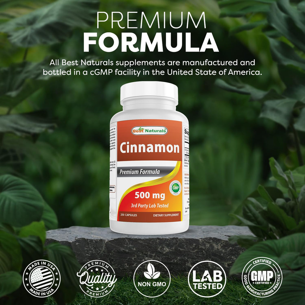 Cinnamon 500 mg 250 Capsules Pack of 2 O229080