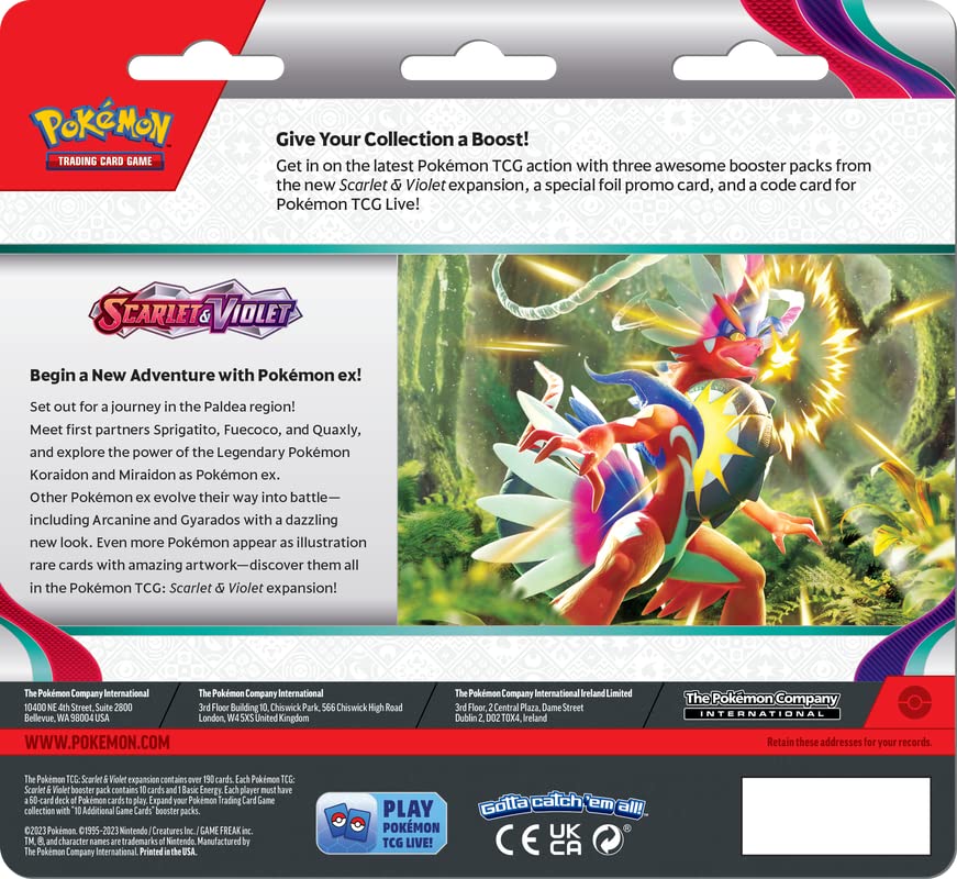 Pokemon TCG 3 Pack Blister O95952