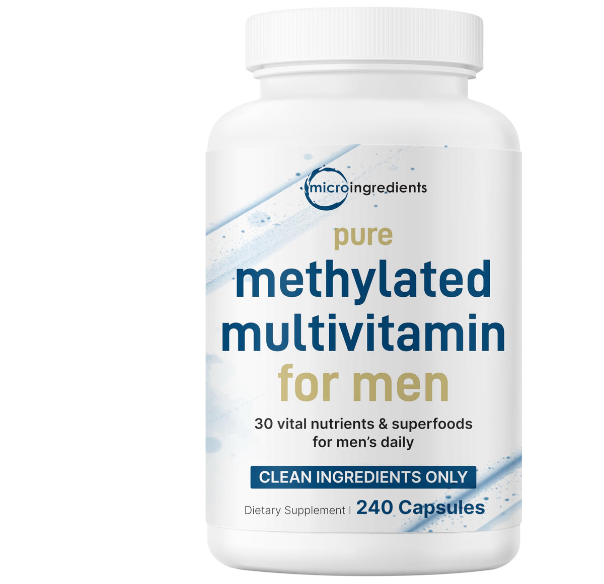 240 Capsules Multivitamin with B Complex & Methylfolate N15614