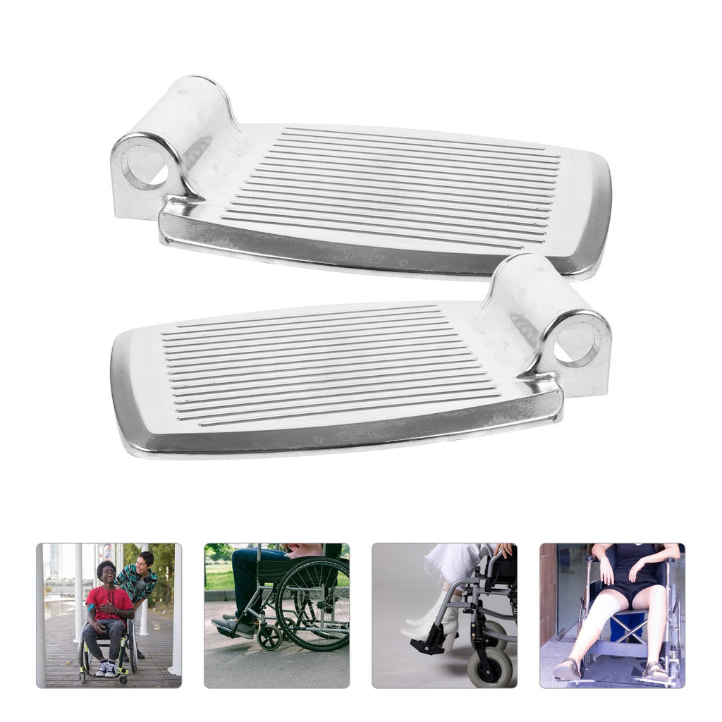 Heavy-Duty Aluminum Alloy Wheelchair Footrest Pair P546